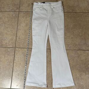 Spanx Size 4 White Flared Jeans Petite